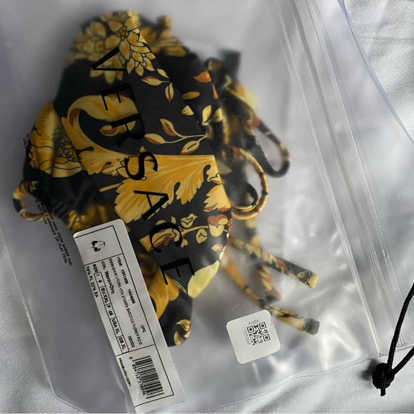 Versace Barocco Flower Bikini Top - Picture 2 of 5